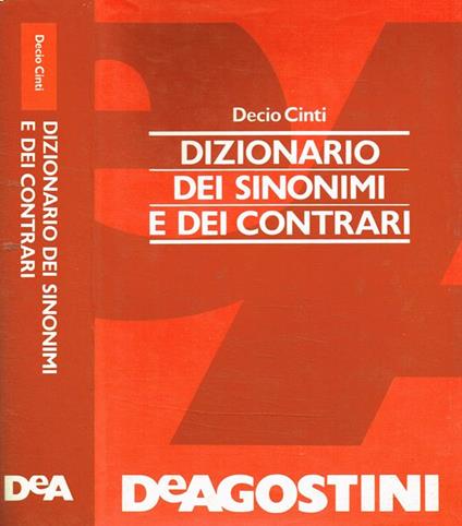 Dizionario tascabile inglese - Decio Cinti - copertina