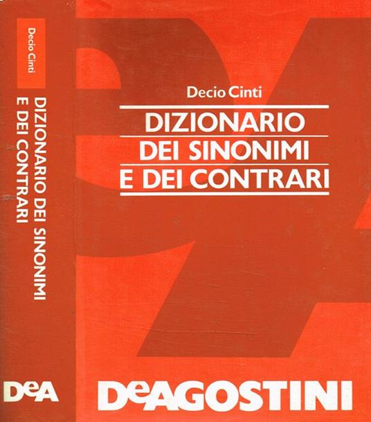 Dizionario tascabile inglese - Decio Cinti - copertina