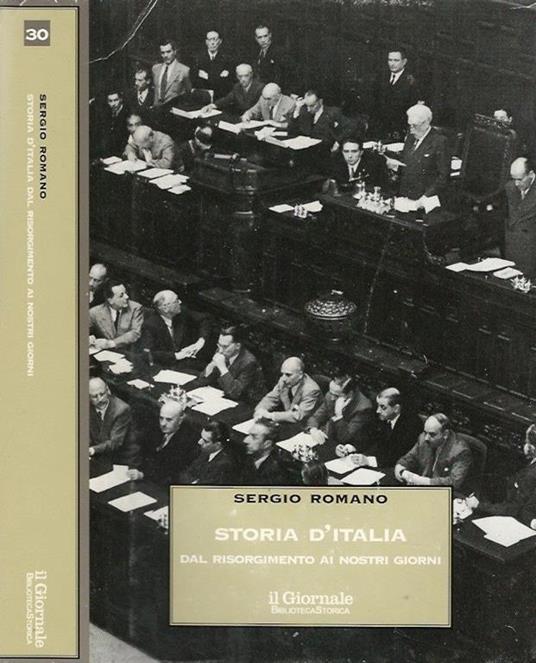 Storia d'Italia dal Risorgimento ai nostri giorni - Sergio Romano - copertina