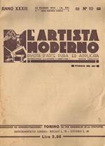 L' Artista Moderno (Fasc. N. 10). Rivista d'Arte Pura ed Applicata