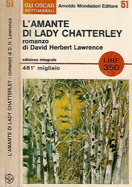 L' amante di Lady Chatterley - David Herbert Lawrence - copertina
