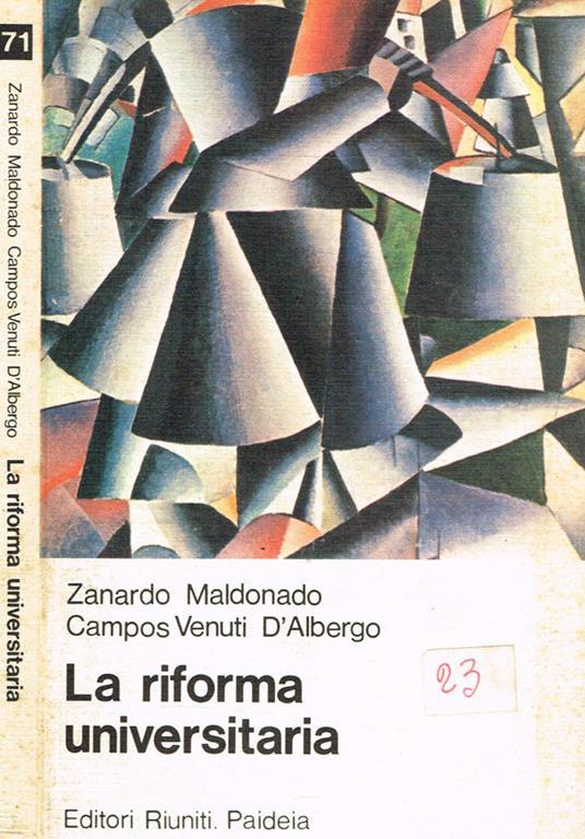La riforma universitaria. Programmazione e dipartimenti - copertina