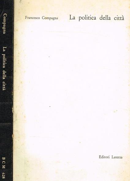 La politica della città - Francesco Compagna - copertina