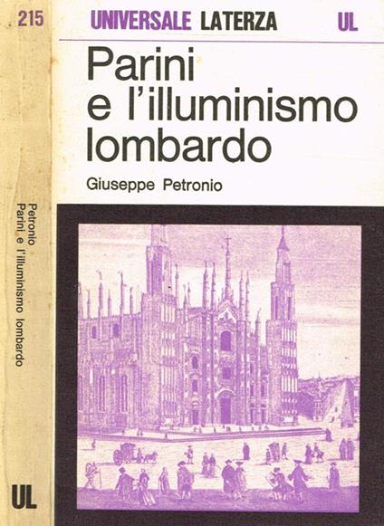 Parini e l'illuminismo lombardo - Giuseppe Petronio - copertina