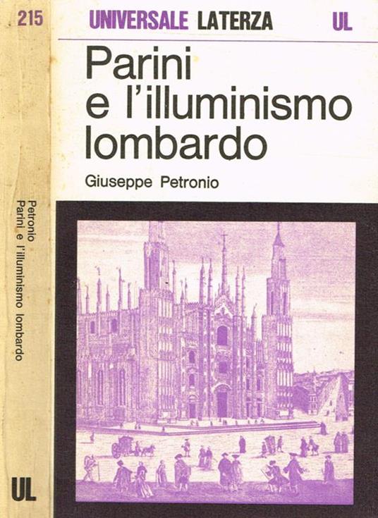 Parini e l'illuminismo lombardo - Giuseppe Petronio - copertina
