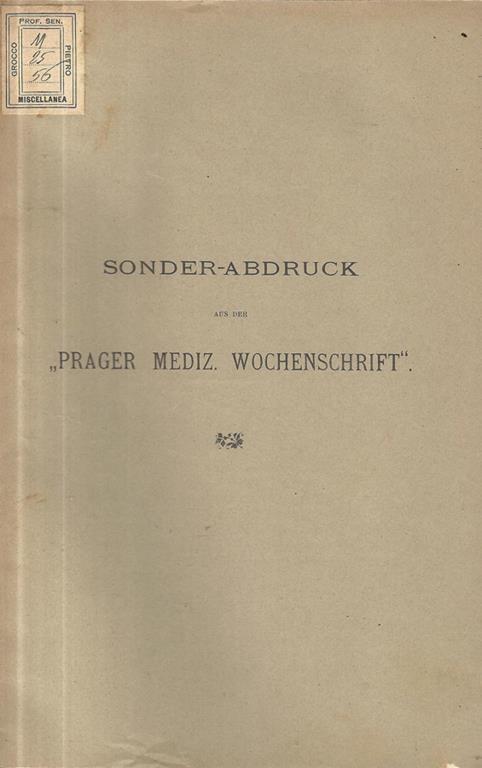 Hofrat Prof. Dr. Hermann Nothnagel - copertina