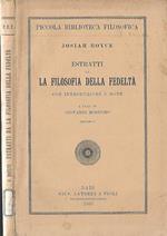 Estratti da La filosofia della fedeltà
