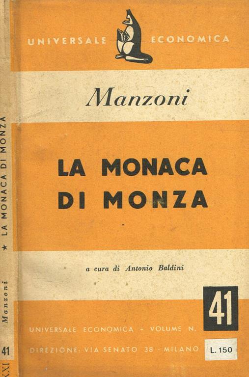 La Monaca di Monza - Alessandro Manzoni - copertina