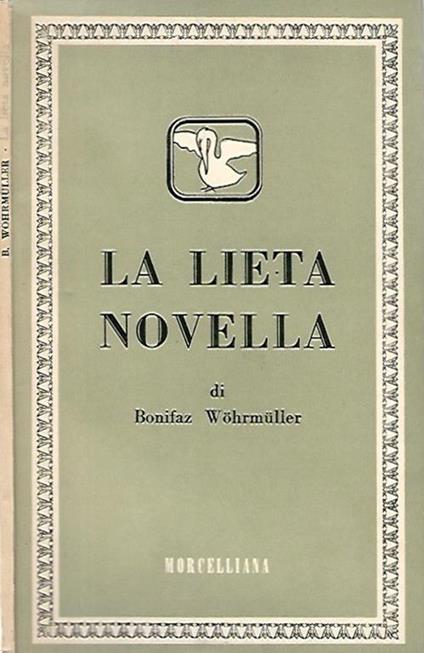 La lieta novella - Bonifaz Wöhrmüller - copertina