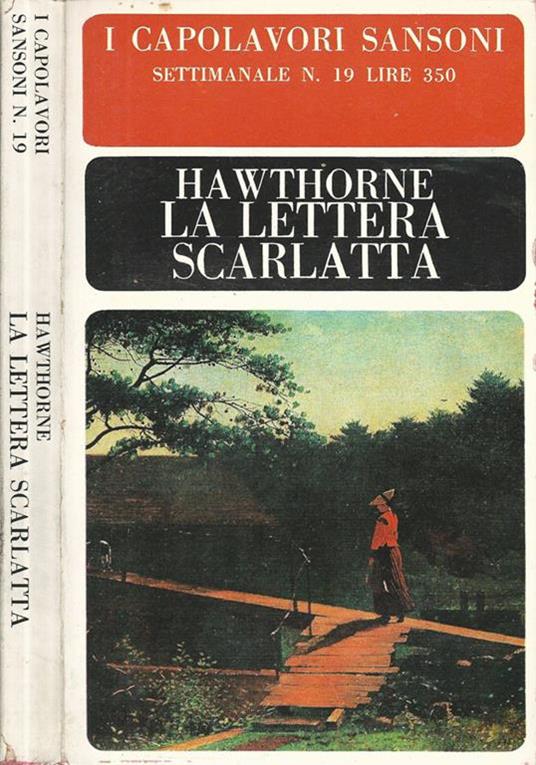 La lettera scarlatta - Nathaniel Hawthorne - copertina