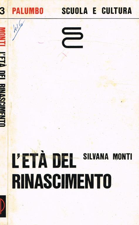 L' età del Rinascimento - Silvana Monti - copertina