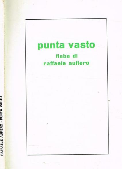 Punta Vasto - Raffaele Aufiero - copertina