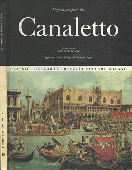 L' opera completa del Canaletto - copertina
