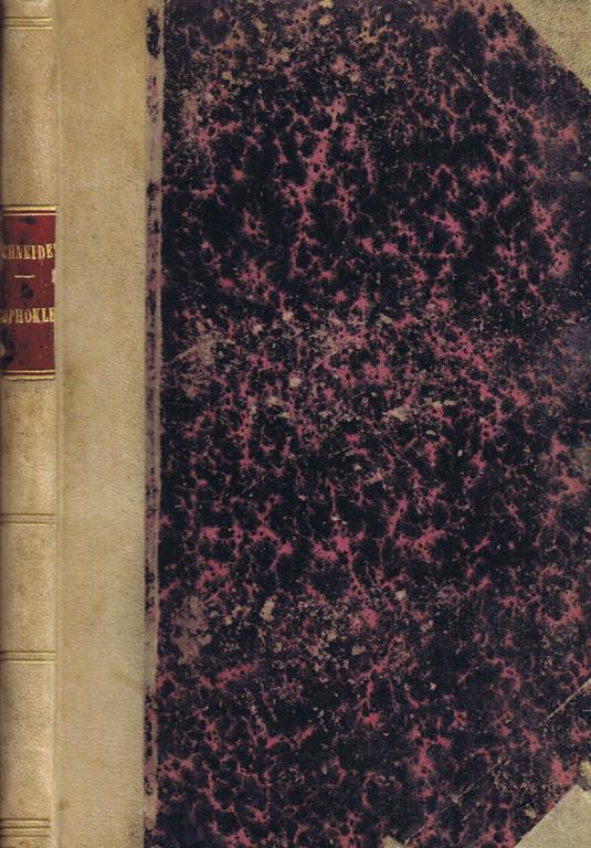 Sophokles di: F. W. Schneidewin - copertina