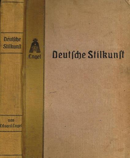 Deutsche Stilkunst - Eduard Engel - copertina