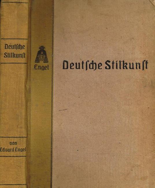 Deutsche Stilkunst - Eduard Engel - copertina