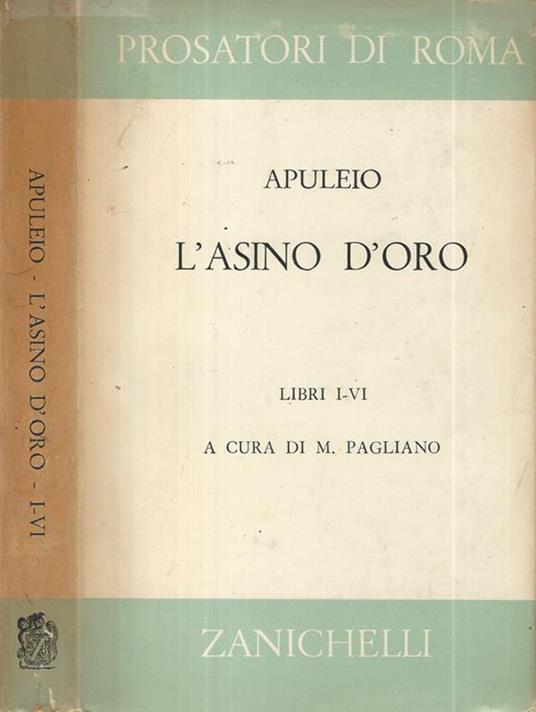 L' asino d'oro. Libri I-VI - Apuleio - copertina