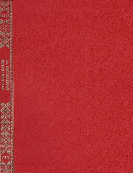 La decorazione rinascimentale - Gilda Rosa - copertina