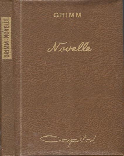 Novelle - Jacob Grimm - copertina