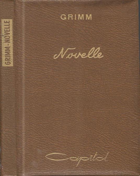 Novelle - Jacob Grimm - copertina