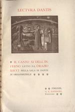 Il canto XI dell' Inferno letto da Orazio Bacci nella Sala di Dante in Orsanmichele