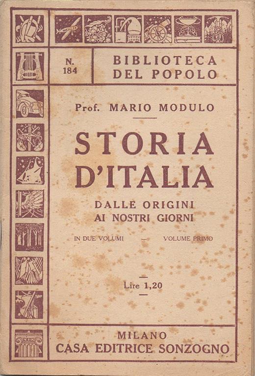 Storia d'Italia - copertina