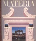 Materia n. 4. Rivista d' architettura