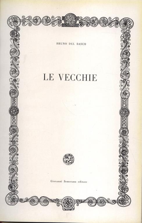 Le vecchie - copertina