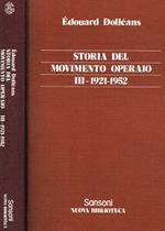 Storia del Movimento Operaio vol.III-1921 1952
