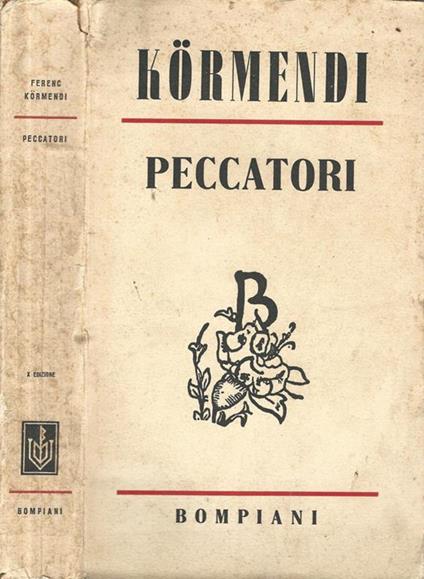 Peccatori - Ferenc Kormendi - copertina