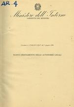 Nuovo ordinamento delle Autonomie Locali. Circolare n.17102/127/1.Uff.3° del 7 giugno 1990