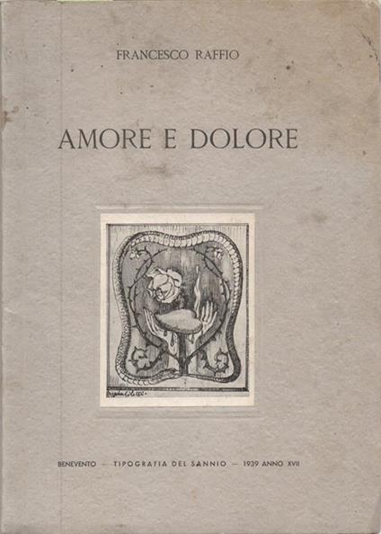 Amore e dolore - Francesco Raffio - copertina