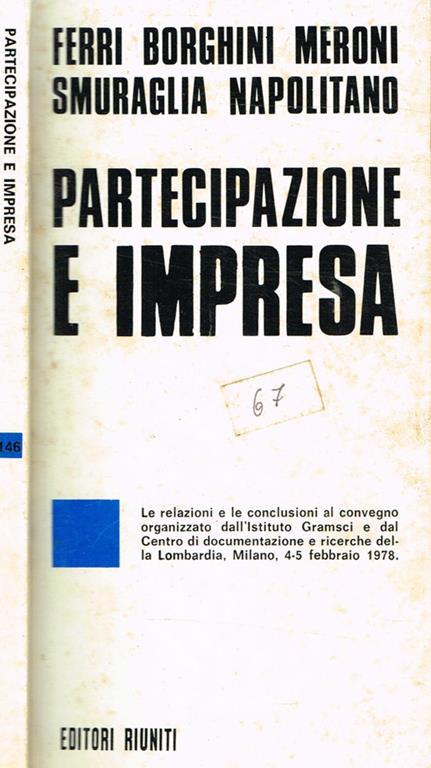 Partecipazione e impresa - copertina