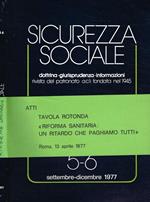 Sicurezza sociale. Dottrina, giurisprudenza, informazioni. Anno XXXII n.5-6