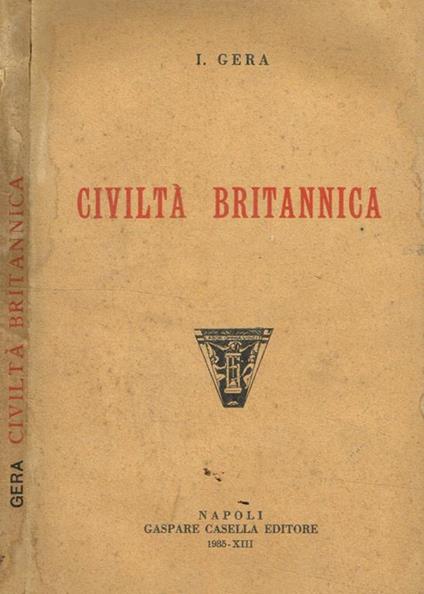 Civiltà britannica. Letture inglesi - copertina