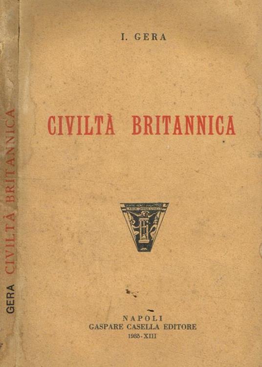Civiltà britannica. Letture inglesi - copertina