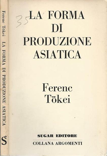 La forma di produzione asiatica - copertina