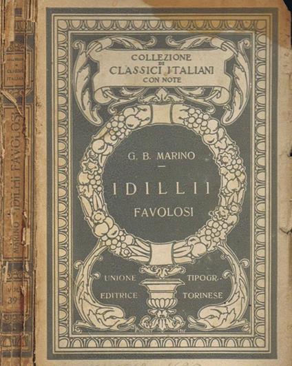 Idillii Favolosi di: Gio. Battista Marino - copertina