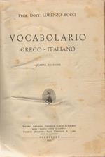Vocabolario Greco-Italiano di: Dott. Lorenzo Rocci