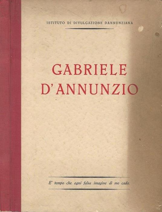 Gabriele D'Annunzio - copertina