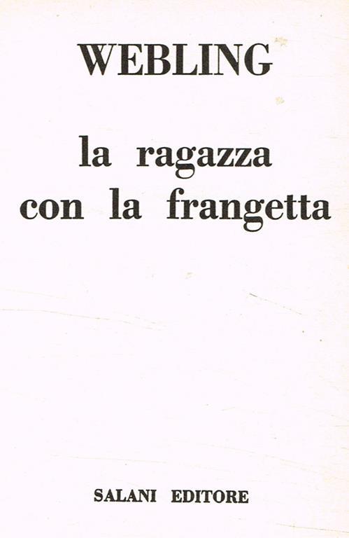 La ragazza con la frangetta - copertina