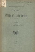 Contributo alla studio dell'acromegalia