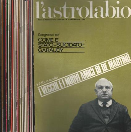 L' astrolabio - copertina