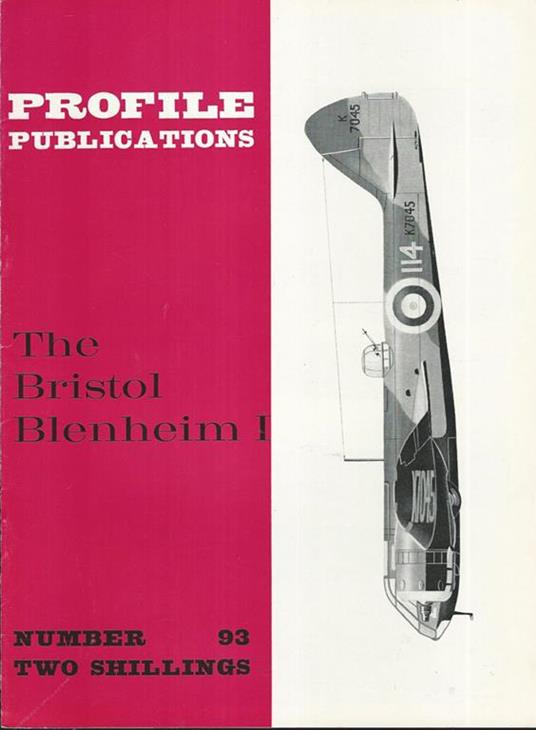 The Bristol Blenheim I - copertina