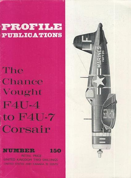 The Chance Vought F4U-4 to F4U-7 Corsair - copertina