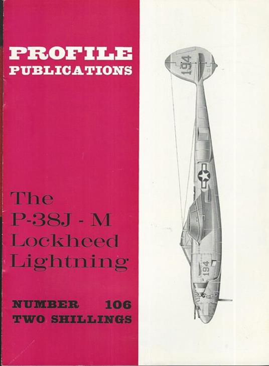 The P-38J. M Lockheed Lightning - copertina