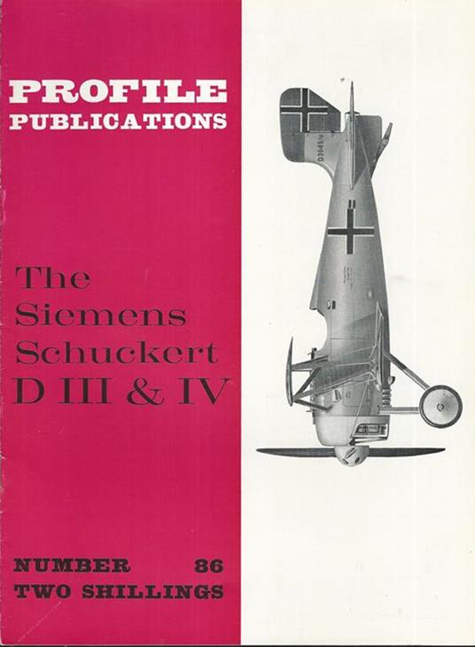 The Siemens Schuckert D III & IV - copertina
