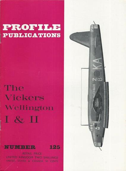 The Vickers Wellington I & II - copertina