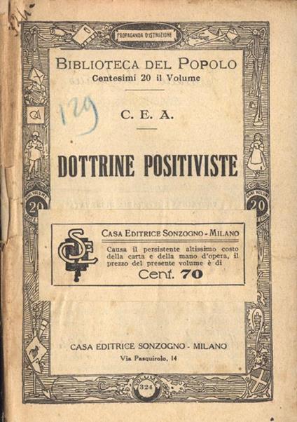 Dottine positiviste - copertina