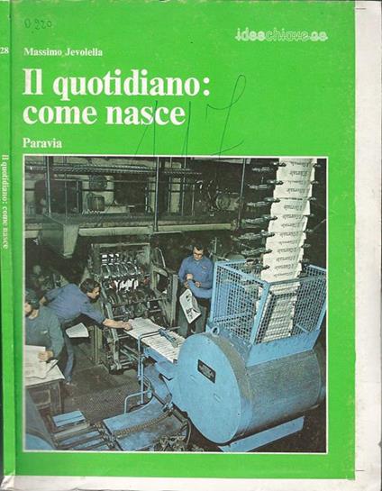 Il quotidiano: come nasce - Massimo Jevolella - copertina